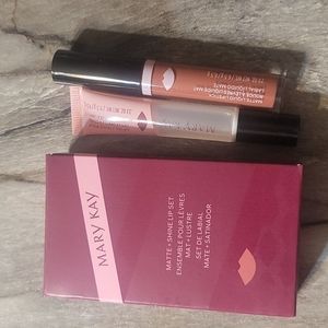 👄NIB Matte+Shine Lip Set:Cinnamon 👄